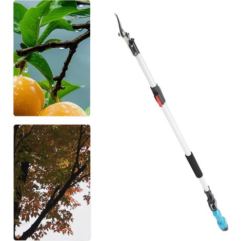 Podadora eléctrica, potencia máxima 500 W, rango de corte 0-25 mm, capacidad de la batería 16,8 V/2 Ah, longitud total 1,44-2 m, potencia nominal 150 W (1/5)