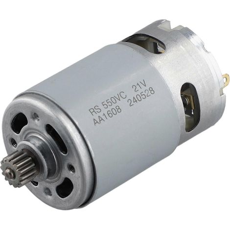 21-V-Gleichstrommotor RS550, 14-Zahn-Ritzel (9,5 mm) für Mini-Kettensägen, Elektromotoren, Bohrmaschinen und Zubehör für wiederaufladbare Elektrowerkzeuge (1/5)