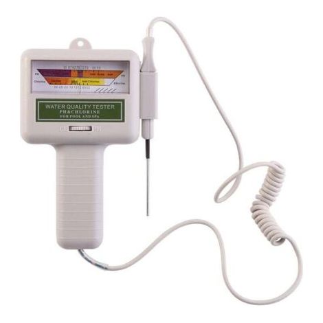 Testeur de Qualite de l'eau, pH mètre, portatif testeur de pH mètre de chlore piscine contrôle spa moniteur de qualité de l'eau (1/4)