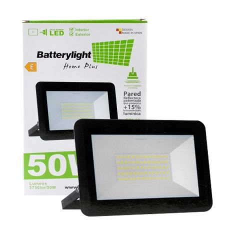 FOCO PROYECTOR LED 50W 5500ºK 250VAC IP65 SEMIPRO REF,BT170114 BATTERYLIGHT (1/3)