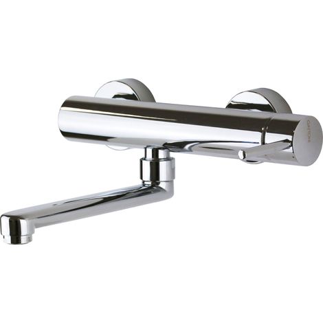 Mezclador de fregadero de cocina de pared cromado Gattoni 1460/14C0 Cromo (1/2)