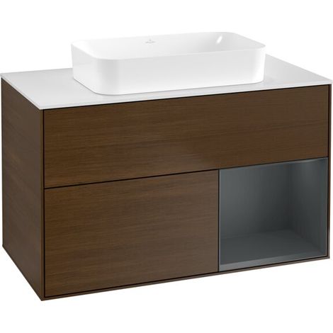 Villeroy & Boch F661HGGN meuble sous-lavabo Finion F66 (1/2)