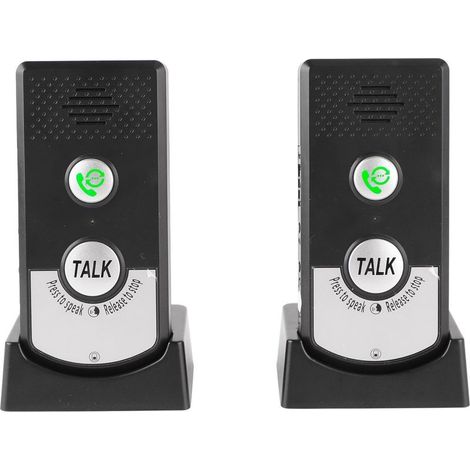 Intercom cordless with doorbell and system doorbell vocal two-way, ideal for the family, the elderly people, the patients hospitalises and the personnel careful (1/5)