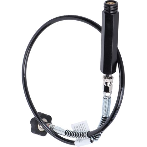 Connecteur de tuyau de soda noir 36 pouces CGA320 TR21-4, ensemble adaptateur robuste et stable, performances fiables (1/5)