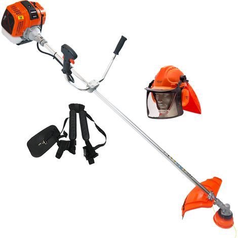 Desbrozadora Gasolina 48cc Barra Fija 28mm + Casco Forestal