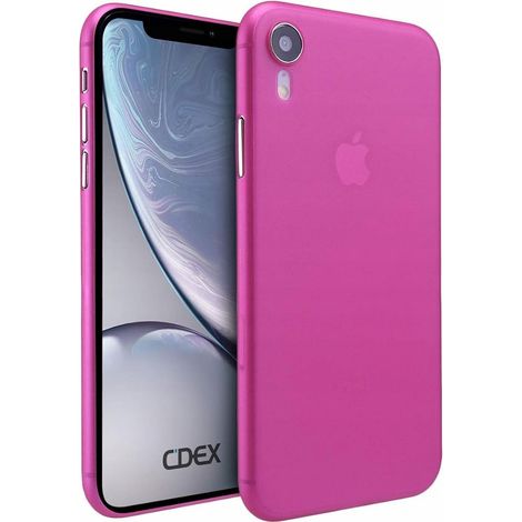 Funda Doupi UltraSlim para iPhone XR 10r de 6,1 pulgadas, ligera y resistente a los golpes, color rosa. (1/5)