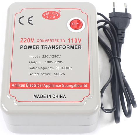 Convertisseur de tension 230 V vers 110 V - Convertisseur, 500 W, convertisseur convertisseur Step Down (1/5)