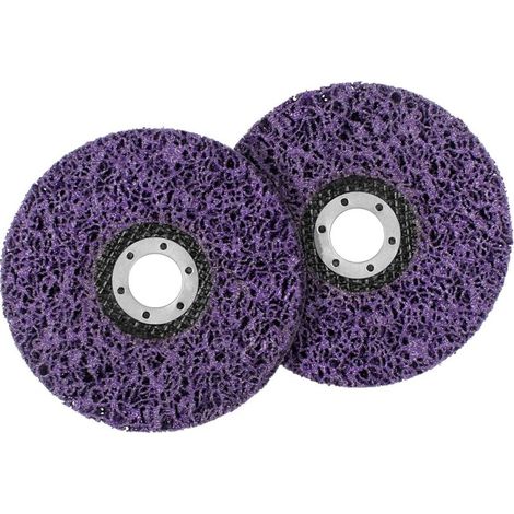 Winkelschleifer-Schleifscheibe, 2 Stück, Edelstahl-Reinigungsscheibe, 125 mm, CSD-Schleif-Reinigungsscheibe zum Entfernen von Farbrost, Winkelschleifer-Zubehör