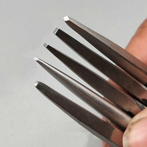 Ensemble d'outils de sculpture sur métal, poinçon à graver, outils de marquage de bijoux en métal, gouges et ciseaux, couteau, outils de bricolage (1/5)