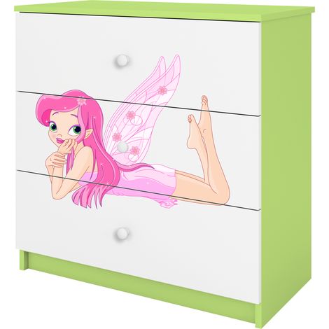 Kinderkommode Babydreams Grün (1/5)