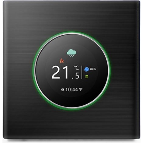 Termostato WiFi Beca BHT-7000GBLW con Manopola  Nero