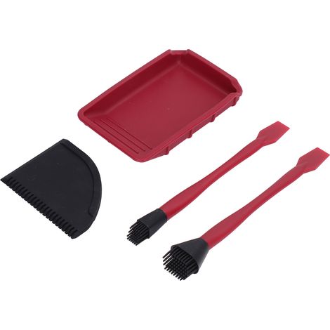 Komplettes Silikonkleber-Set, Pinsel, Schale, Kamm, Holzapplikator, Spachtel, DIY-Schulset (1/5)