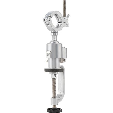 Support universel en alliage d'aluminium pour étau de banc, support de perceuse électrique, porte-outil, fixation pour meuleuse, accessoire de fixation robuste. (1/5)