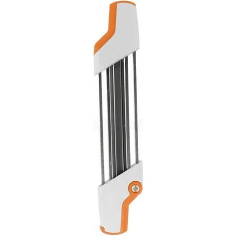 Affûteur de chaîne de tronçonneuse 2 en 1 en métal accès facile 3/8 "P 4.0mm remplacement de chaîne blanc (1/5)