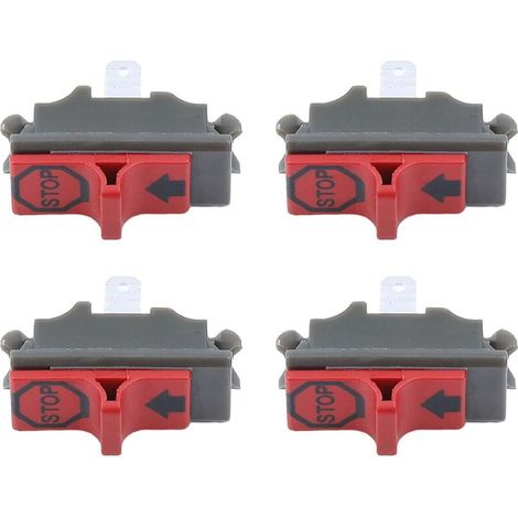 4Pcs On/Off Switch for Husqvarna 61 365 372XP 385XP 390XP, Stop Switch Chainsaw Spare Parts Switch Replacement Accessory (1/5)