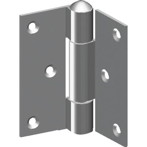 Bisagra Americana perforada y fresada 80x80 mm