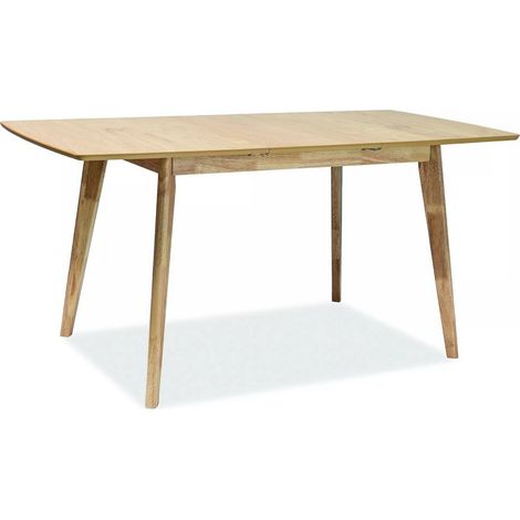 Table de salle à manger extensible 120-160 cm aspect chêne Daylight (1/5)