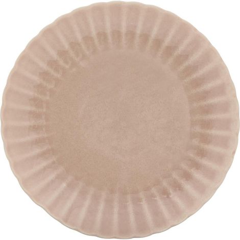 Lot de 6 Assiettes Plates "Romy" 26cm Rose (1/3)