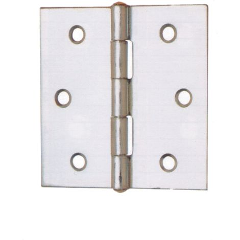 CERNIERA PERNO FISSO 121 ACC ZINC 60 X 60 MM- ALDEGHI LUIGI SPA- 24,0 pz