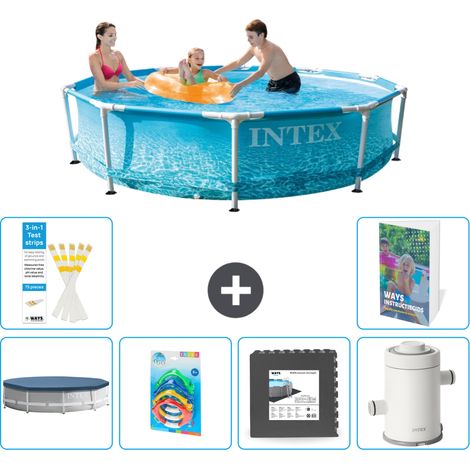 Frame Pool Rund - 305x76 cm - 7-teilig S143