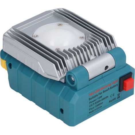 Work lamp, 55006000K foldable work lamp for 14.4V 18V battery. (1/5)