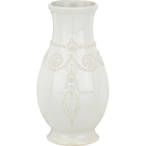Vase cannelé Blanc 20,3 cm 0,9 kg (1/5)