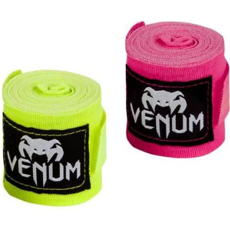 Bandes De Boxe - 2,5 M - Rose - Unisexe - Pour Boxe Et Kick-boxing - Par Paquet De 1 (1/4)