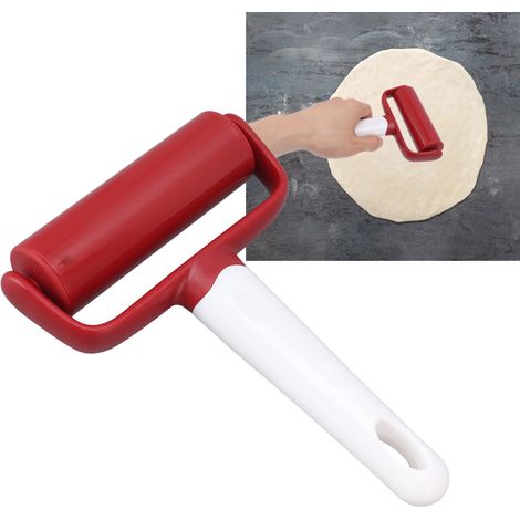 Rouleau à pâtisserie en plastique, ustensiles de cuisine, rouleau à pizza, rouleau à pâte à raviolis avec poignée, presse à pâte, rouleau à pâte à nouilles, outils de cuisine (1/5)