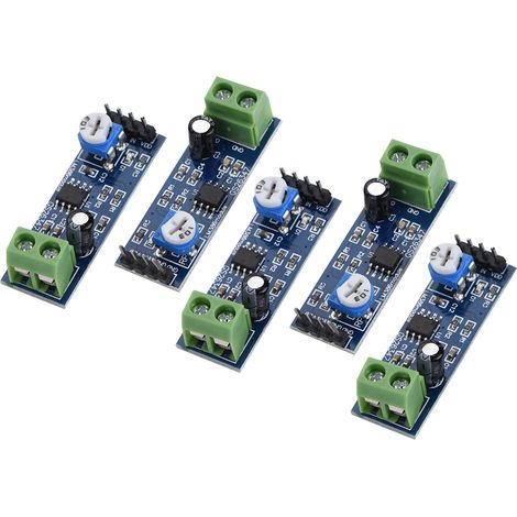 5 Stück 200-fache Verstärkung 5V-12V Audioverstärkermodul für Ek1236 L1P8 (1/5)