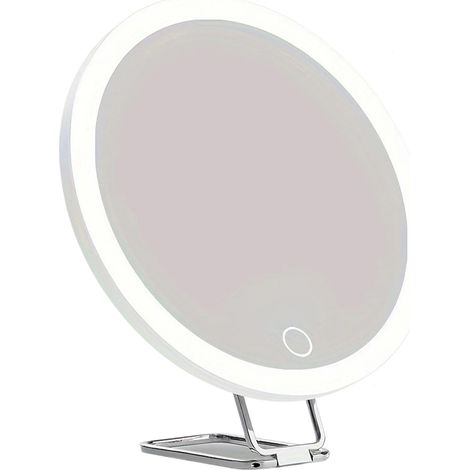 1 Miroir grossissant,30X,15cm,3 modes d'éclairage,avec ventouses,support pivotant 360°,pour salle de bain (1/5)