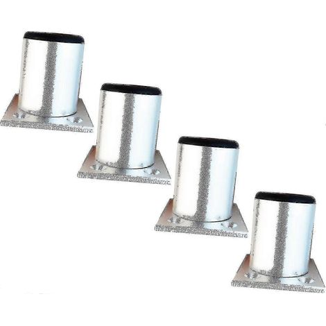 Pieds de meubles en alliage d'aluminium, 4 pieds réglables, hauteur de 5 cm, plage de réglage de 0 à 15 mm. (1/5)