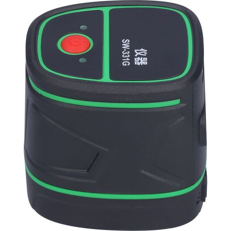 Niveau laser vert croisé SW-331G, outil de mesure à lignes horizontales et verticales, faisceau vert haute précision pour chantier, instrument de nivellement professionnel (1/5)