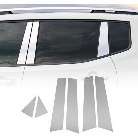 Couverture Garniture de pilier B pour Renault Clio 2019-2023 en acier inox 6Pcs (1/5)