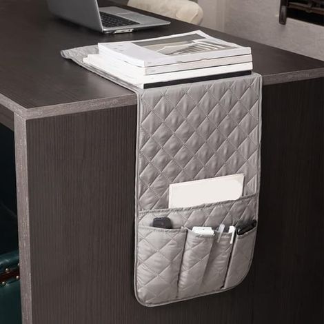 Armstödsorganisator for soffa, vilstol med 5 fickor for förvaring av fjärrkontroller, bocker och ofta använda föremål
