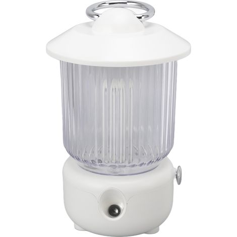Humidificateur à lampe à pétrole 260 ml, 5 V, 1 A, intensité lumineuse réglable en continu, 2 niveaux de brumisation, chargement USB, veilleuse, blanc.