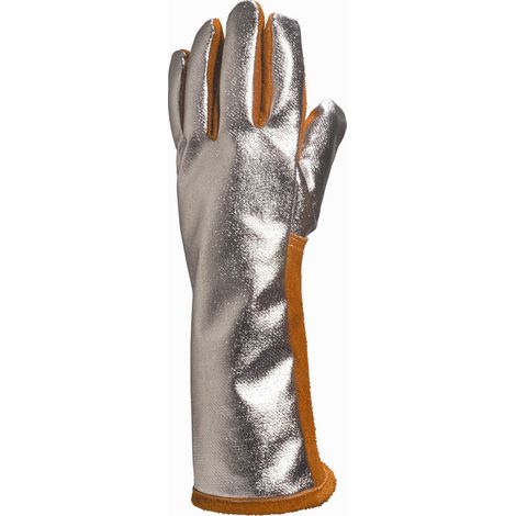 Gants de protection Delta Plus TERK400 taille 10, Résistant à la chaleur, Orange ( Prix pour 1 paire )