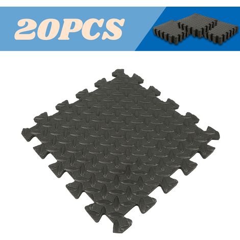 20 Stück EVA-Schaumstoff-Matratzen-Babyplatten für Zuhause, Bodenschutzmatten,Fitnessstudio, Fitness, Yoga (30 x 30 cm), (1/5)