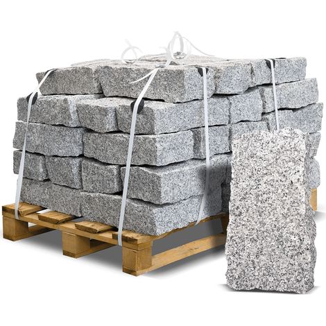 Galamio Granit Randsteine 40-20-10 gebrochen 1000kg (1/5)