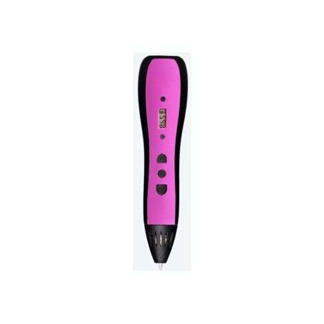 Stylo 3D pour les passionnés de bricolage, stylo d'impression 3D avec écran LCD, stylo de dessin 3D avec filament PLA de 1,75 mm, jouet amusant, cadeau d'anniversaire idéal