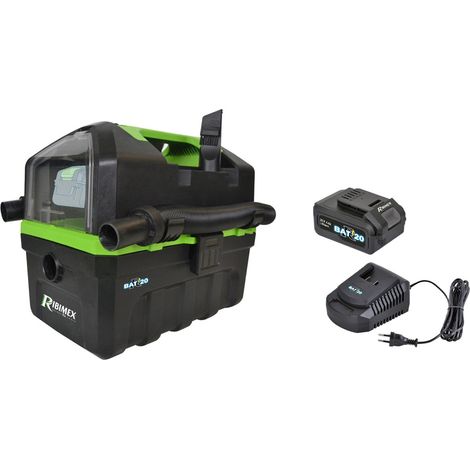Aspirador con batería Ribimex RBAT20 20V 4Ah (1/3)