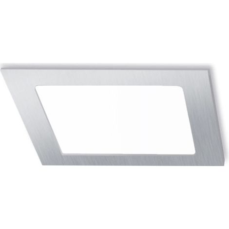 Faretto LED da incasso quadrato cromato 17 x 17 cm Faretto LED 12W CCT (1/5)