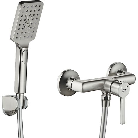 Rubinetto doccia a parete Laveo Silver Alita con set doccia (1/2)