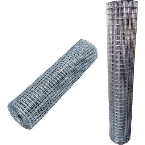 3ft x 98.5ft Welded Mesh Galvanised Steel Wire 30M Heavy Duty 25x25mm Mesh Size Fence 0.9mm Wire Diameter for Garden Fencing Netting Guard Barrier Block Rats Rodent Animals Protect Chicken Rabbit (1/5)