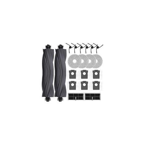 Kit d'accessoires pour aspirateur dreame X40 Ultra Complete / L40 Ultra, 6 sacs à poussière, 4 lingettes, 2 brosses à rouleau, 2 filtres, 6 brosses latérales, kit de pièces de aspirateur robot