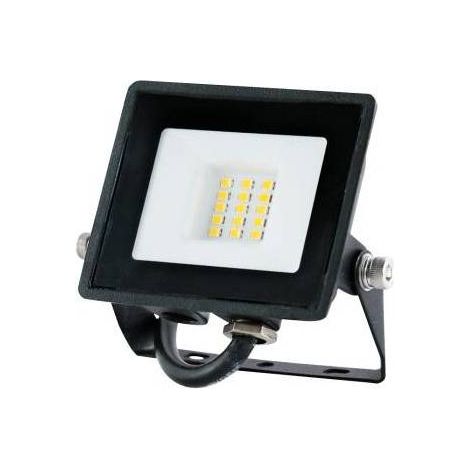 Projecteur LED MH 10W 4000K IP65 noir blanc naturel