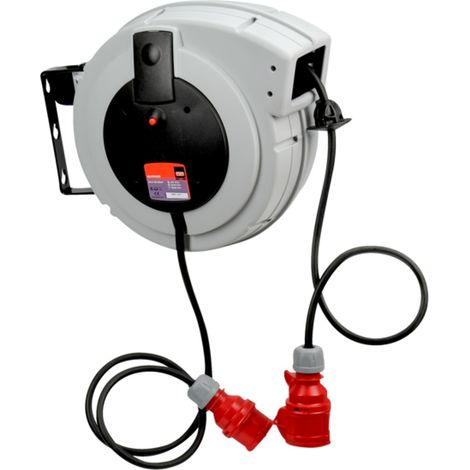 Bahco Kabeltrommel ohne Leuchte, drei Phasen, 400 V Wechselstrom
