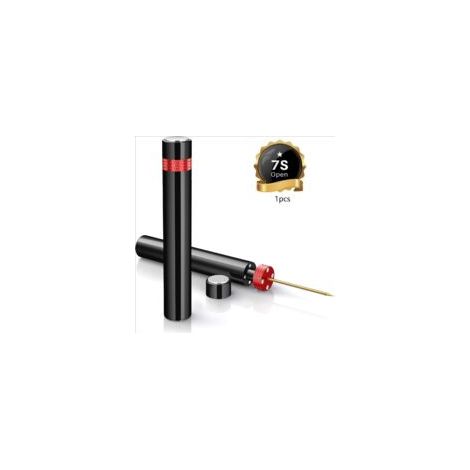 Cavatappi a pressione d'aria 7S – Apre le bottiglie di vino in 7 secondi – Materiale ABS e acciaio inossidabile – Leggero e portatile 45 g – Accessorio da sommelier - Crezuo