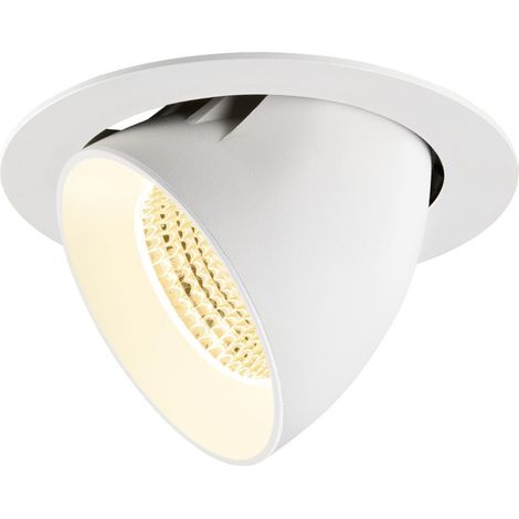 Encastré downlight NUMINOS® GIMBLE XL intérieur 3000 K 55° blanc - SLV - 1009898