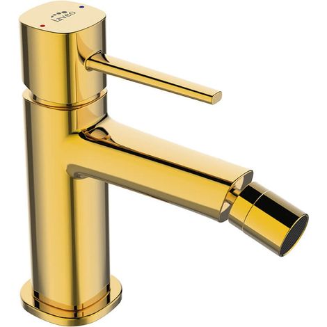 Rubinetto bidet POLA Gold con tappo (1/3)