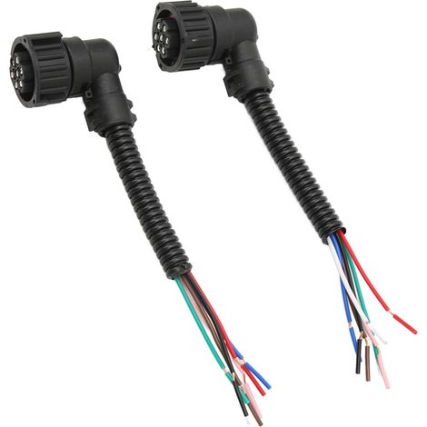 Lntyq Prise Electrique, 6 Pièces Prise Electrique Male, Fiche Electrique Male 250V 16A, Prise Male Etanche Exterieur, pour Les Câbles de 8 à 10 mm Fiche Noir (1/5)